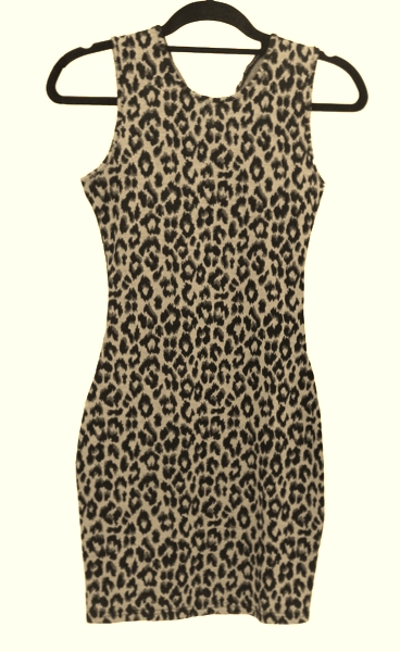 Dreams Animal Print Sleeveless Mini Dress - Click Image to Close